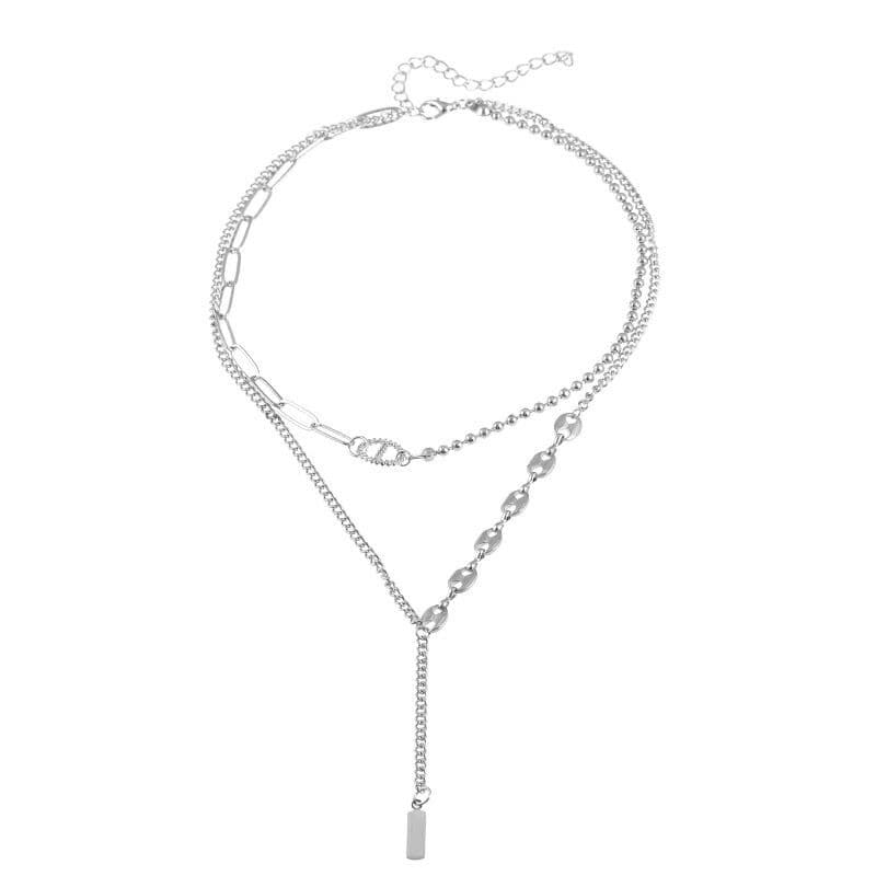 Tide, sweatshirt with tassels, necklace hip-hop style, design chain for key bag , accessory, light luxury style, trend of season, simple and elegant design 5