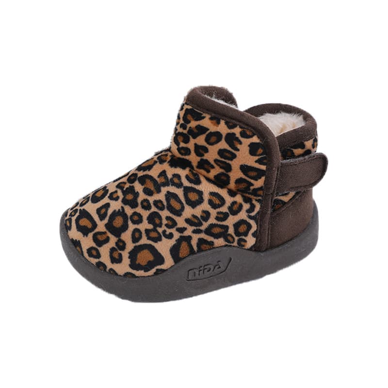 Children's snow boots plus velvet thickened warm bottom baby winter shoes boys big cotton shoes little girl cotton boots wholesale 5