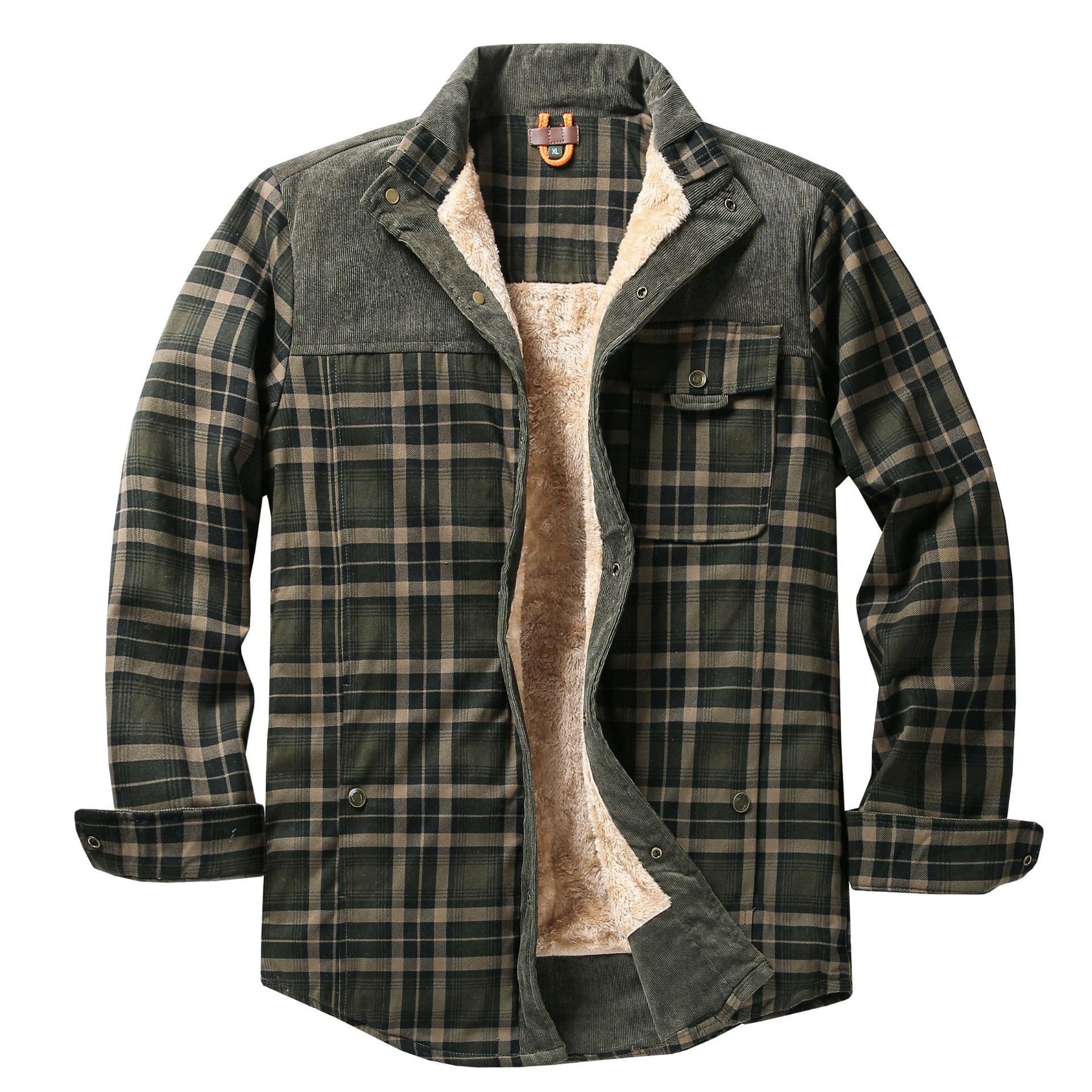 (Cross-border trading), shirt, fleece keep warm cotton jacket, Amazon, plus size 5