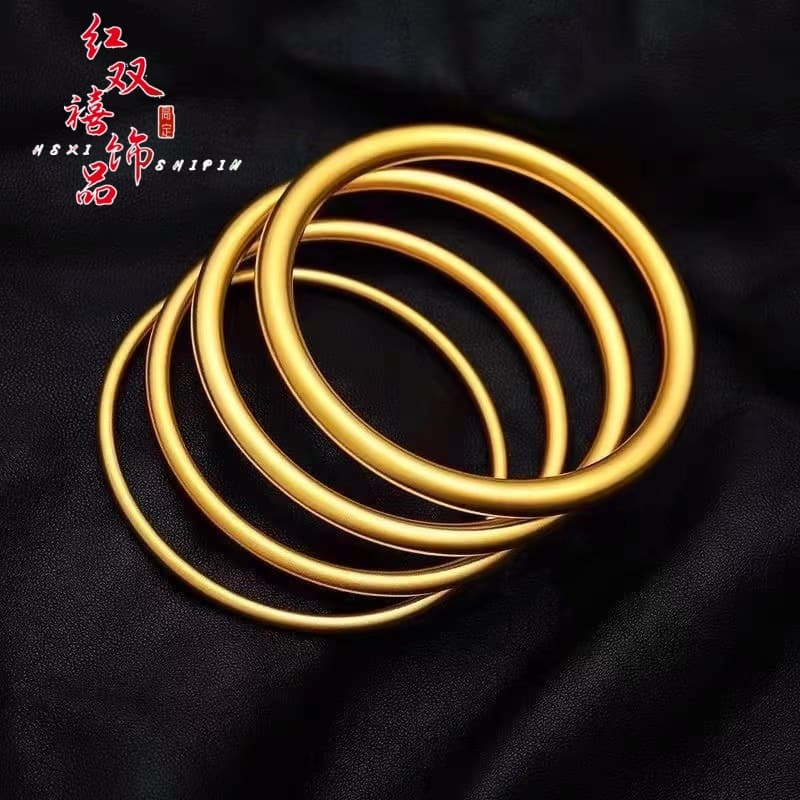 Women's bracelet, golden gold bracelet, does not fade 4