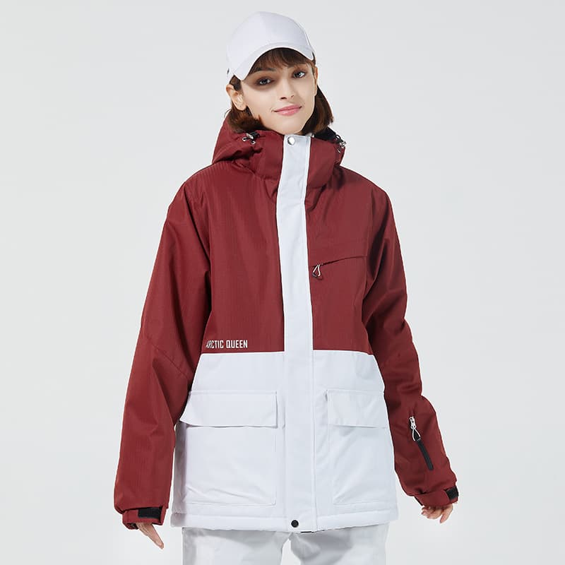 Ski winter windproof water repellent keep warm ski suit, increased thickness 4