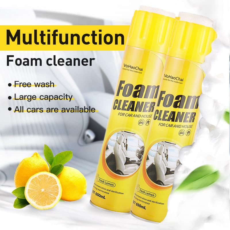 Universal hygienic cleaner from foam, white shoes, detergent, glass cloth, sofa 3