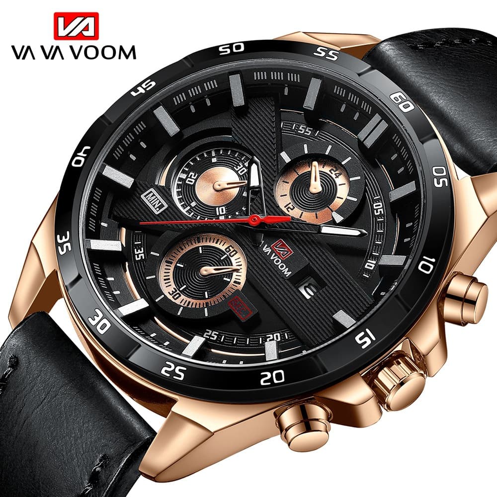 Fashionable waterproof travel sports watch for leisure for students, belt, quartz calendar 5