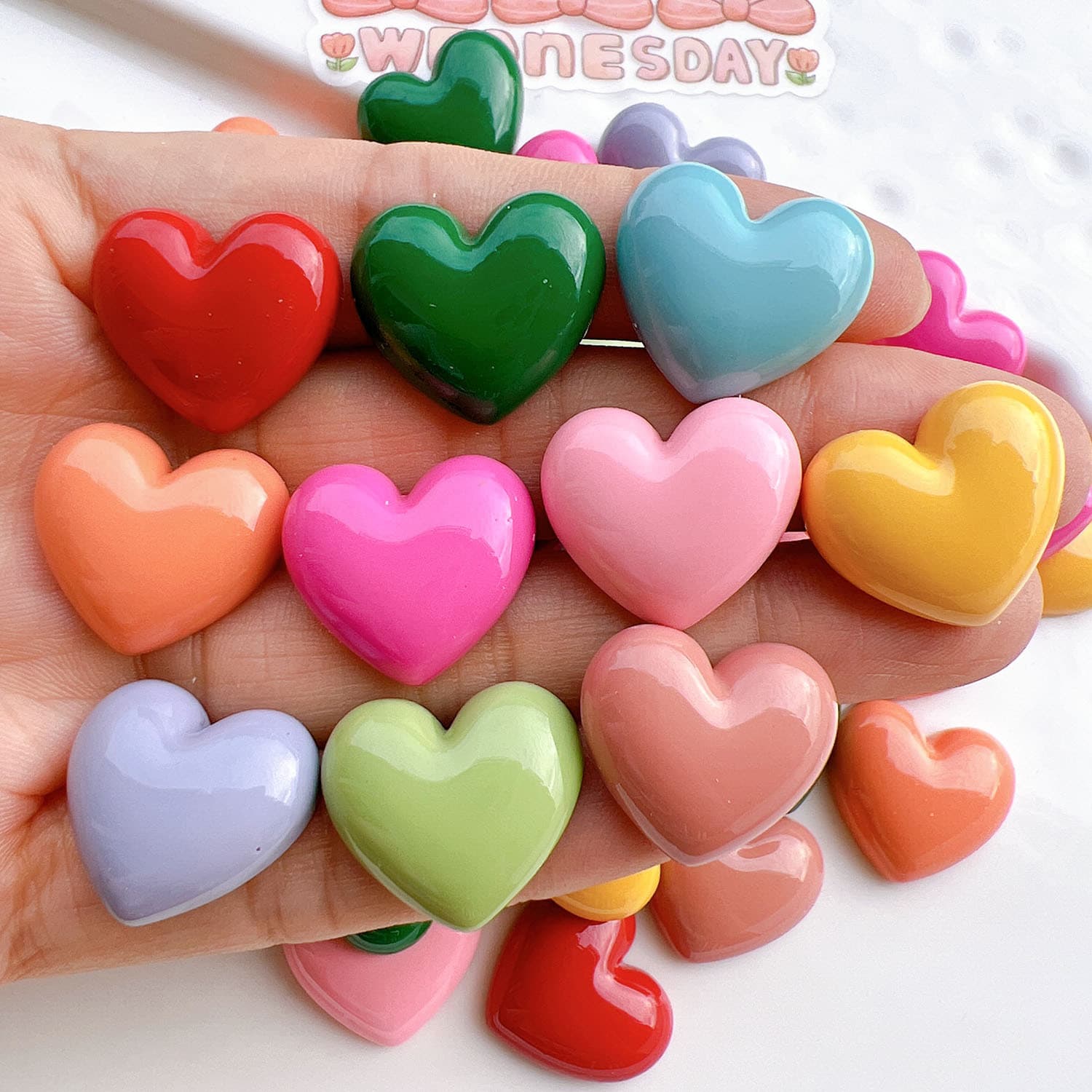Accessories, handle, phone case, hair accessory, cream winter glossy earrings, DIY 1