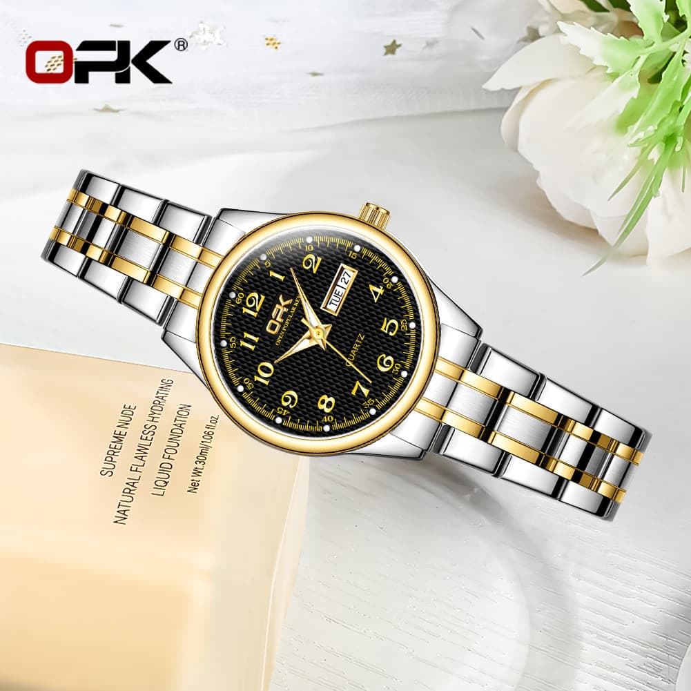 OPK brand watch, a generation of manufacturers wholesale Douyin sells dual calendar Martyr Watch women's watch women's watch 2