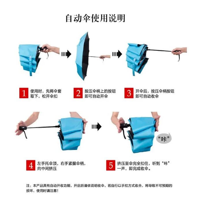 (Wholesale), automatic umbrella, fully automatic, custom-made, with your logo imprint, sun protection, UV protection 4