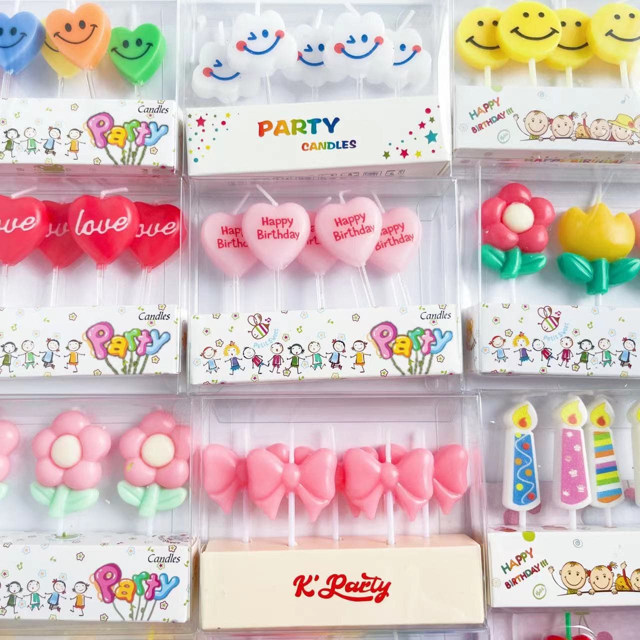 Baked cake decoration of birthday candle cloud love candle color flame candle praise, candle candle 1