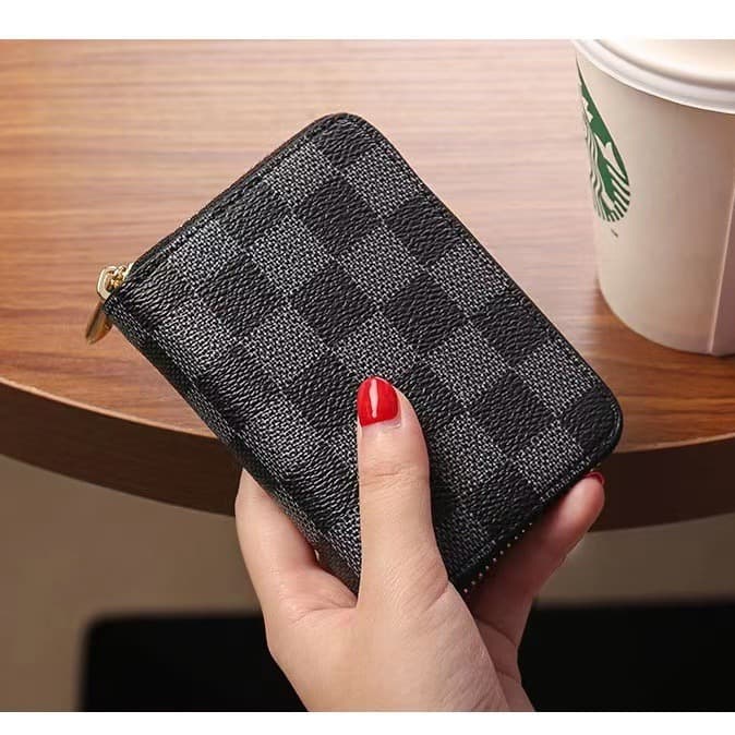 Card holder, capacious wallet, anti-magnetic small shoulder bag for driver's license 4