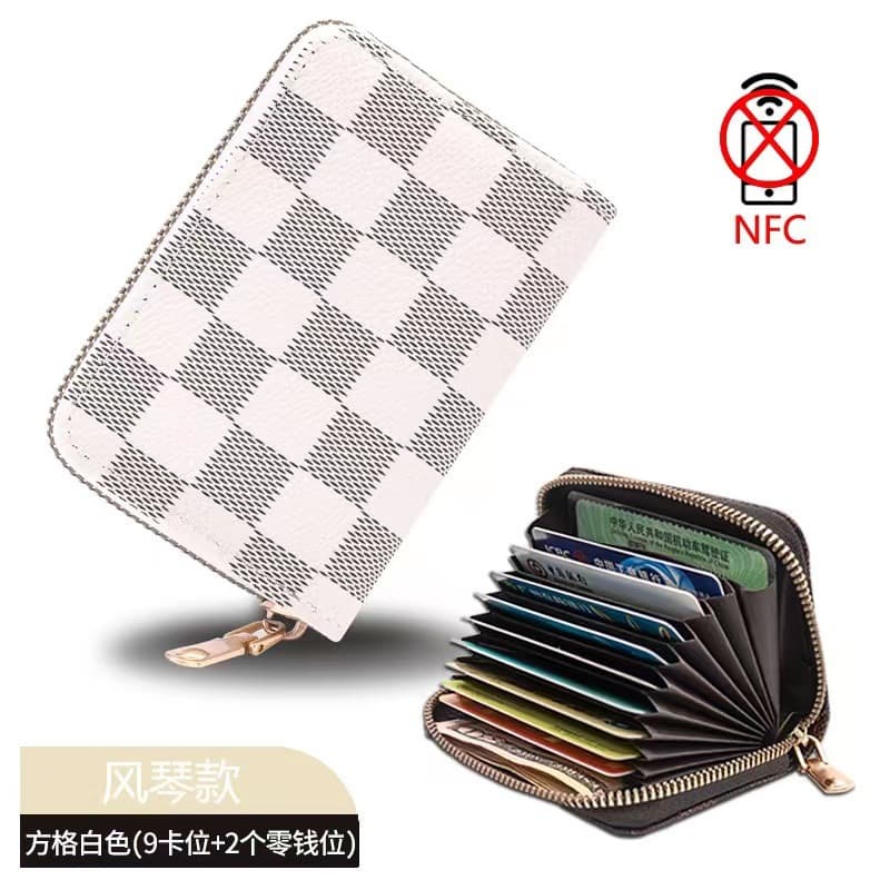 Card holder, capacious wallet, anti-magnetic small shoulder bag for driver's license 5