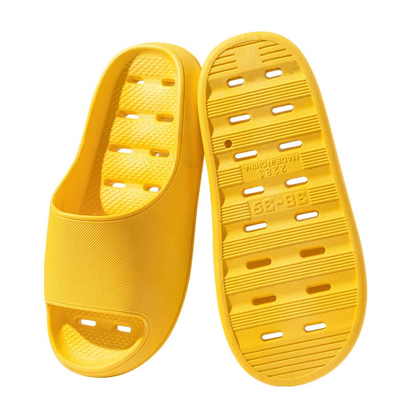 Home summer women's slippers platform for bathroom, quick dry non-slip men's slippers 5