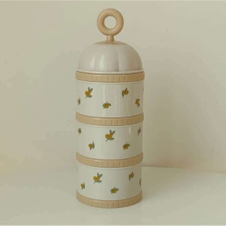 Банка для хранения for baby, handheld storage box, with little bears, western style 8