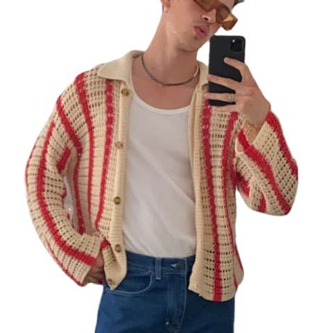 Knitted small cardigan, design sweater, jacket, Amazon, trend of season 5