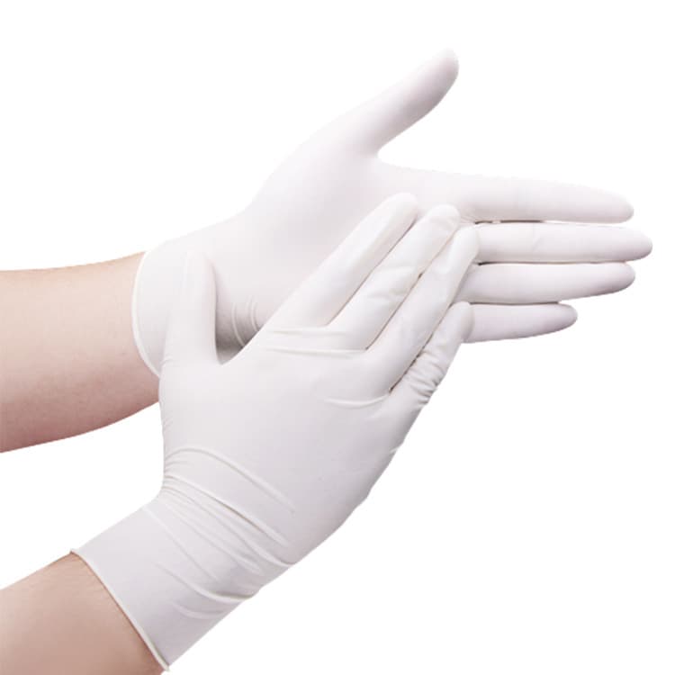 [食品级一次性手套乳胶橡胶加厚餐饮厨房美容院有无粉latex gloves] 1