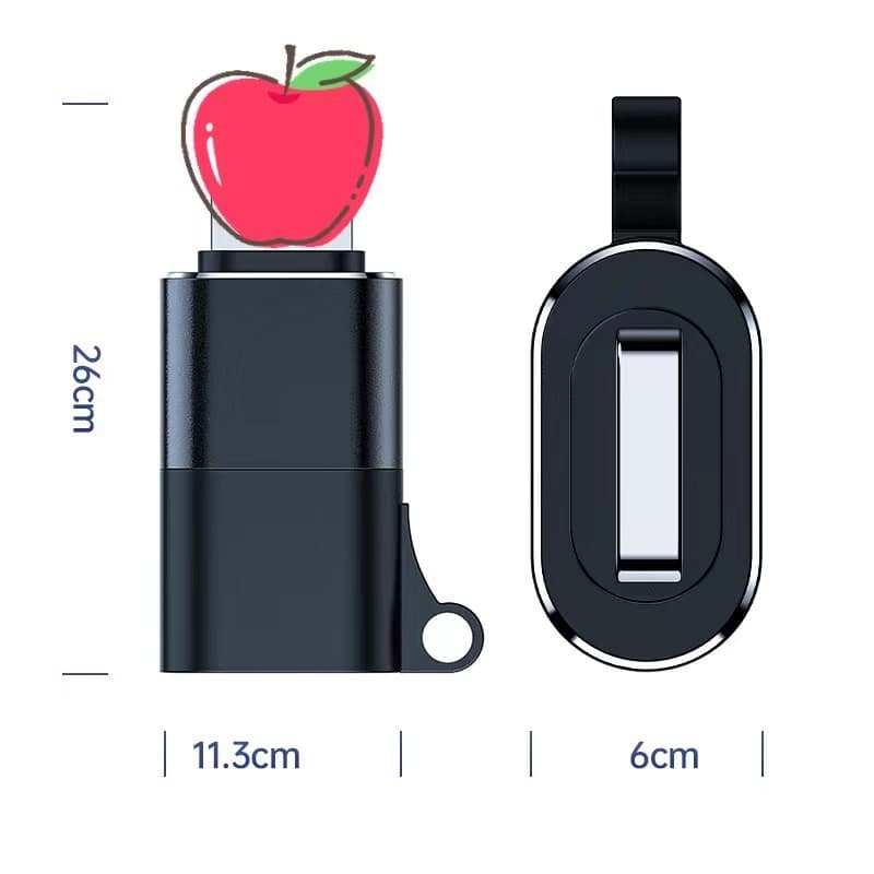 Applicable to Apple OTG Rotary Motor Wireless microphone TYPE-C to Apple Energy Audio Audio Converter 5