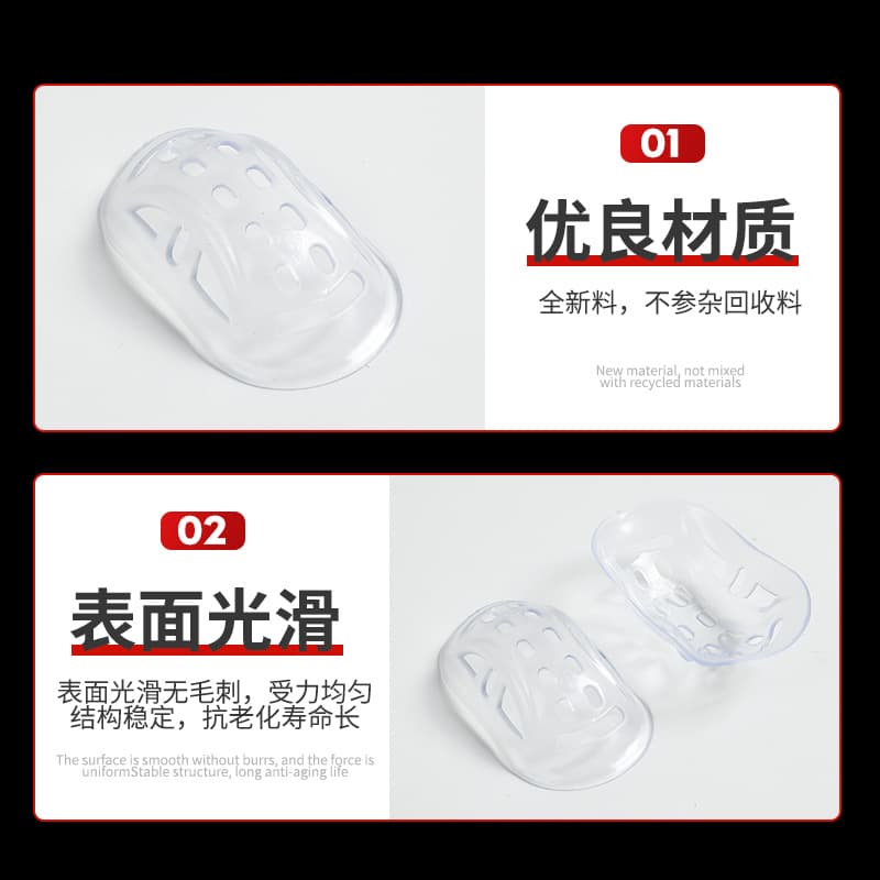 Helmet with accessories PVC from soft rubber, safe plastic buckle, (Physicals) 3