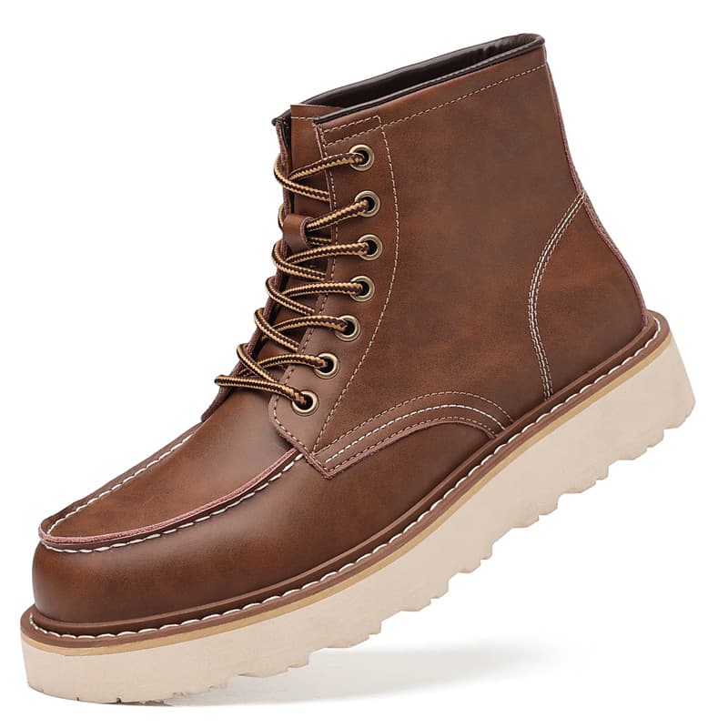 Martens, winter retro boots, genuine leather 5