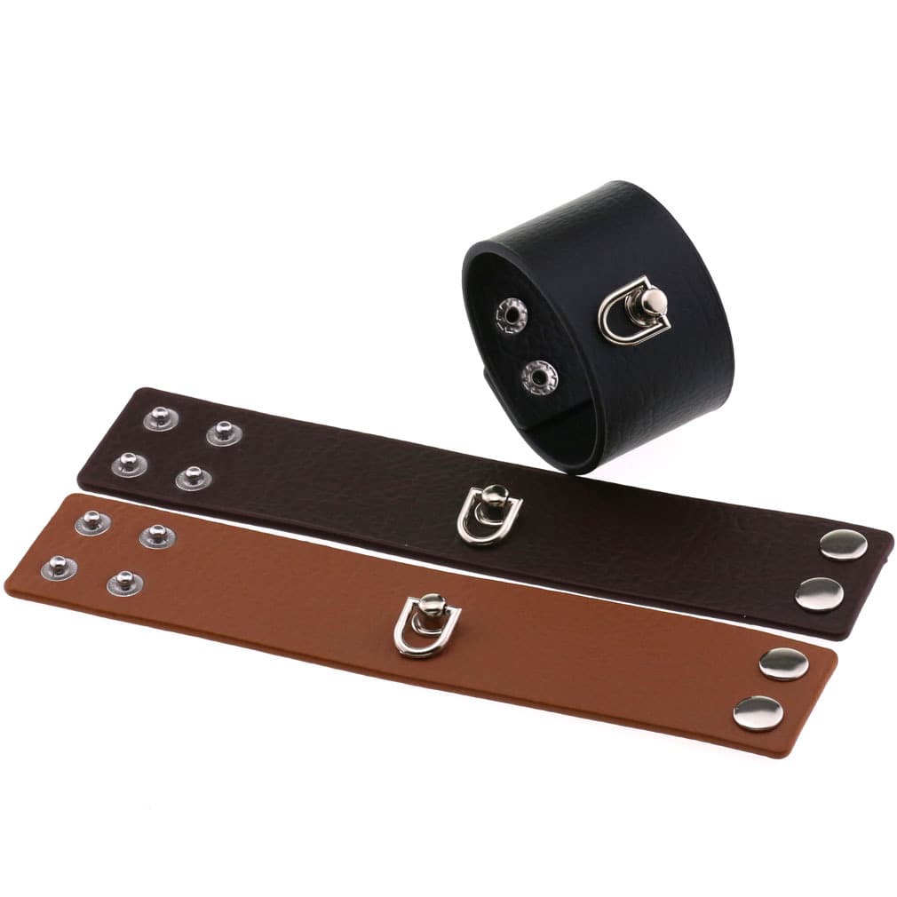 Trend polyurethane bracelet stainless steel, simple and elegant design, punk style 3