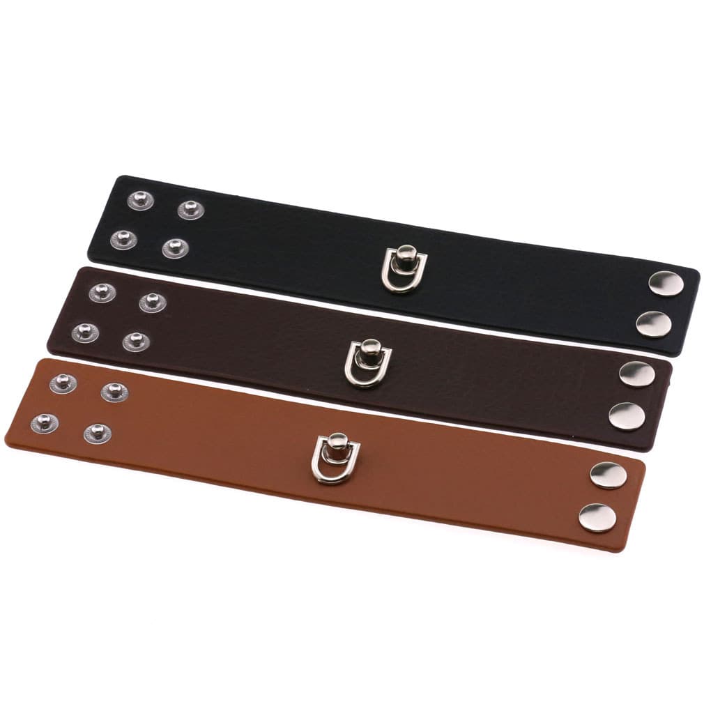 Trend polyurethane bracelet stainless steel, simple and elegant design, punk style 4