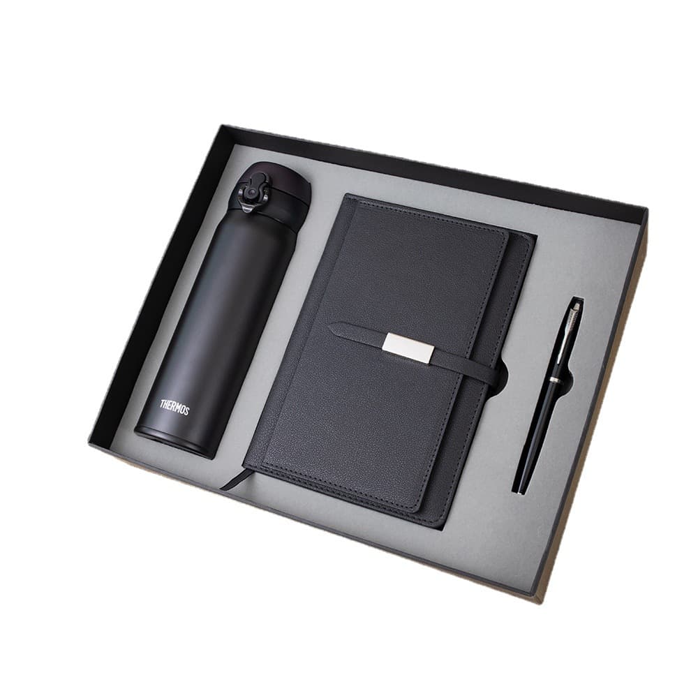 Gift box, glass, laptop, USB flash drive, school set, business version 5