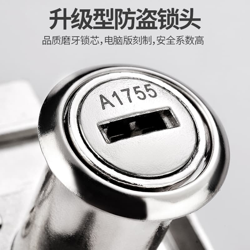Old -style office drawer lock cabinet lock furniture cabinet lock 3