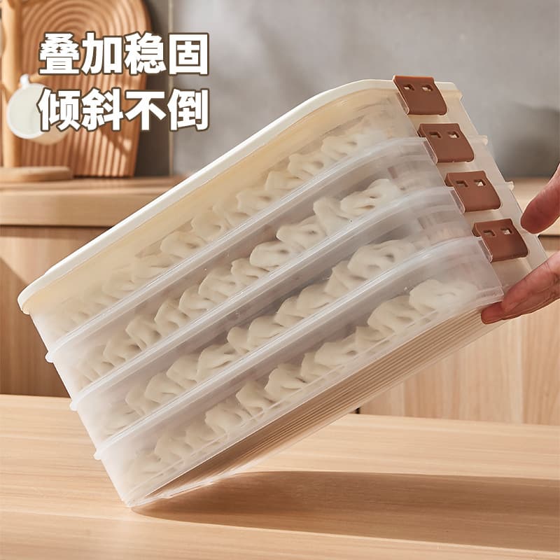 Multi-Layer Food Grade Dumpling Storage Freezer Box 4