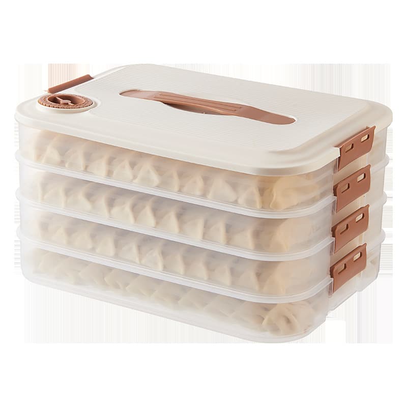 Multi-Layer Food Grade Dumpling Storage Freezer Box 5