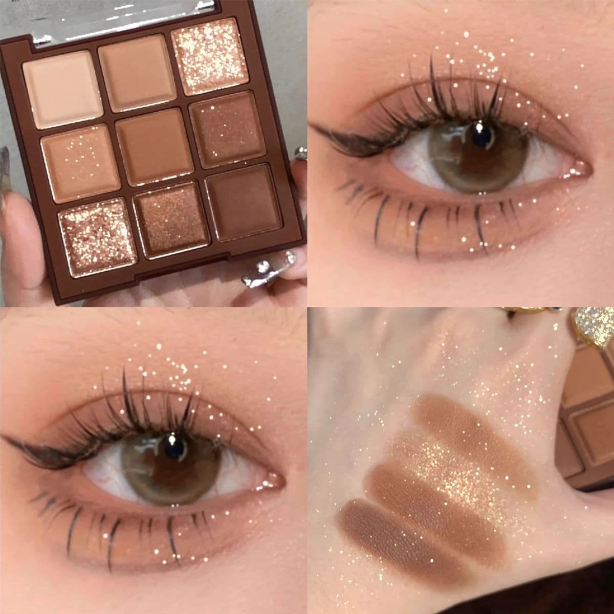 Acrylic Matte Brightening Eyeshadow Palette - Earth Tones 2