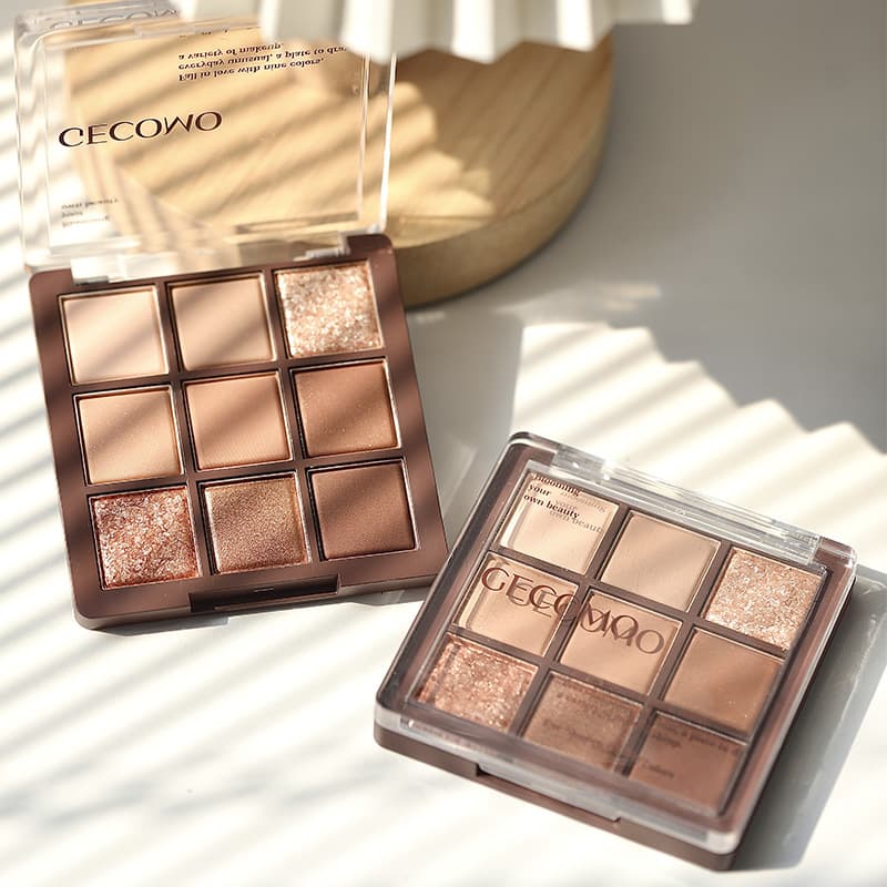 Acrylic Matte Brightening Eyeshadow Palette - Earth Tones 4