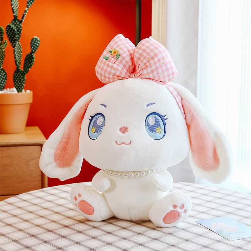 (Wholesale), plush toy with bow, rabbit, doll, new collection, Birthday gift 2