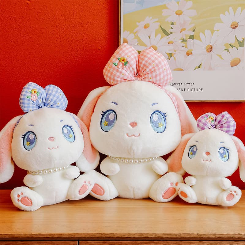(Wholesale), plush toy with bow, rabbit, doll, new collection, Birthday gift 3