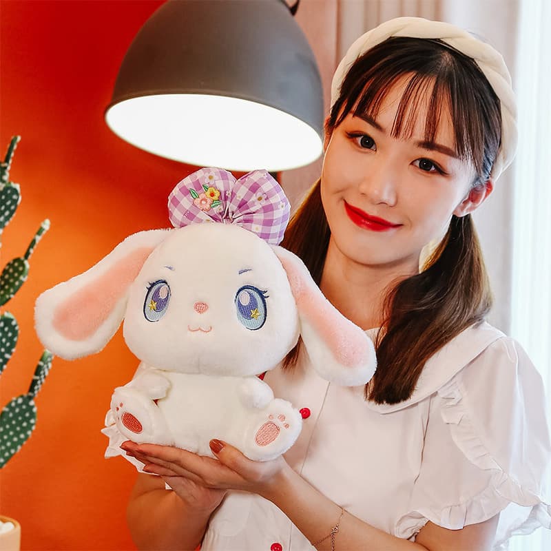 (Wholesale), plush toy with bow, rabbit, doll, new collection, Birthday gift 4