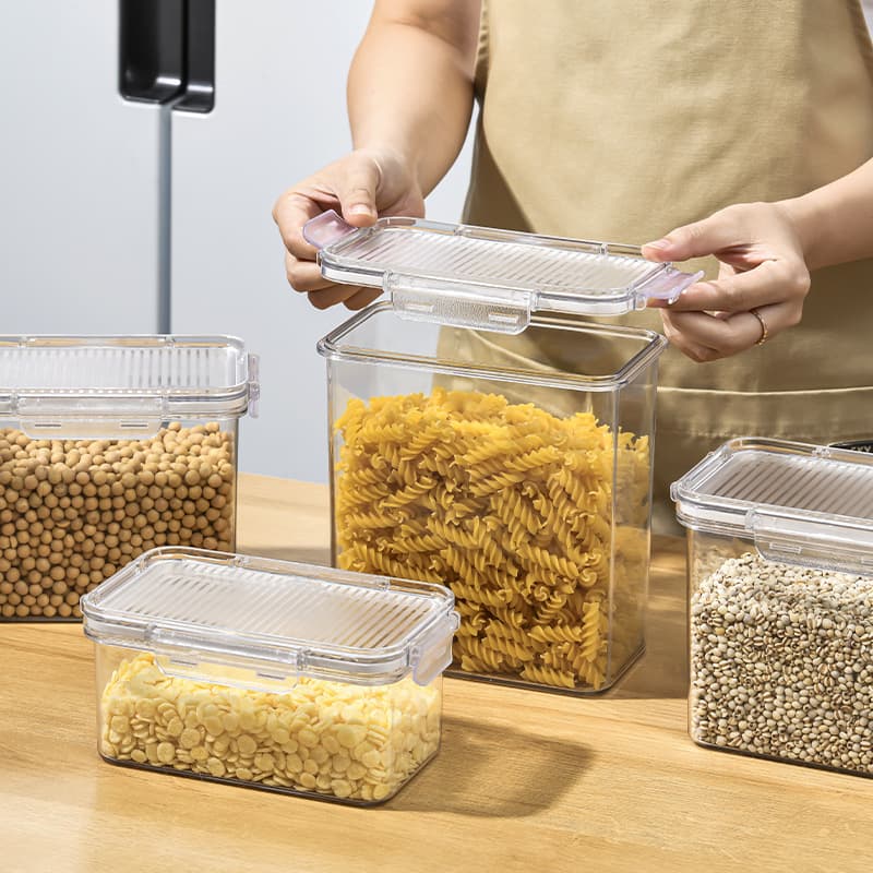 Mai Baolong Food -grade Plastic Transparent Fresh Box refrigerator refrigerator frozen grain miscellaneous grain storage tank 3