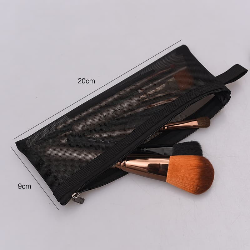 Handheld brush for traveling, organizer bag, cosmetic storage bag, lipstick, soft heel, eyebrow pencil, small small bag 2