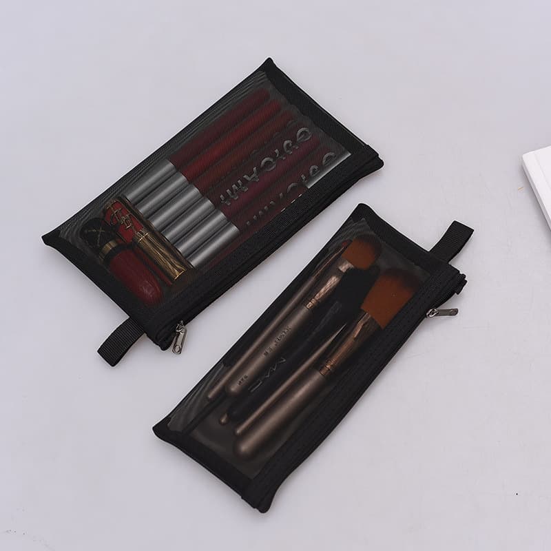 Handheld brush for traveling, organizer bag, cosmetic storage bag, lipstick, soft heel, eyebrow pencil, small small bag 6