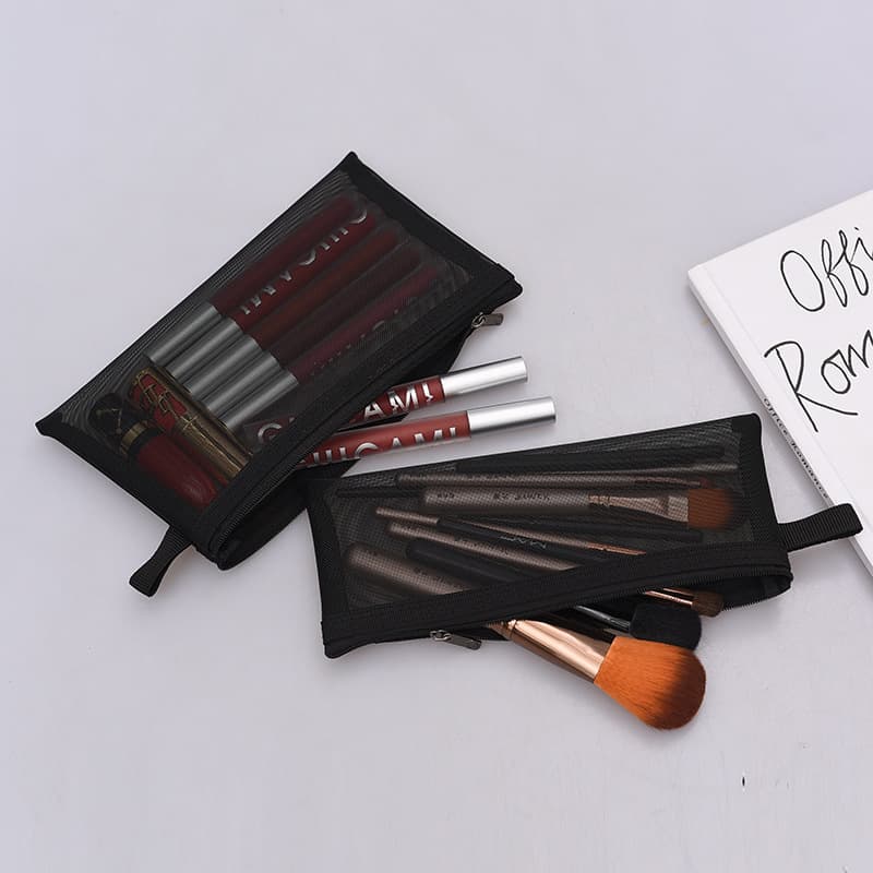 Handheld brush for traveling, organizer bag, cosmetic storage bag, lipstick, soft heel, eyebrow pencil, small small bag 1