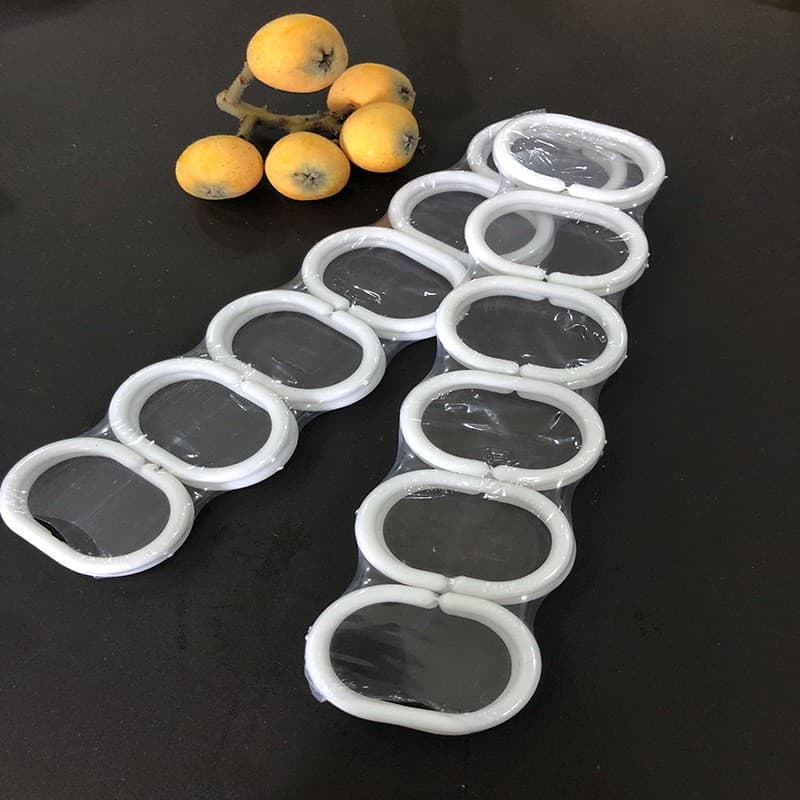(Wholesale), plastic cloth, curtain, white accessories, (Physicals) 2