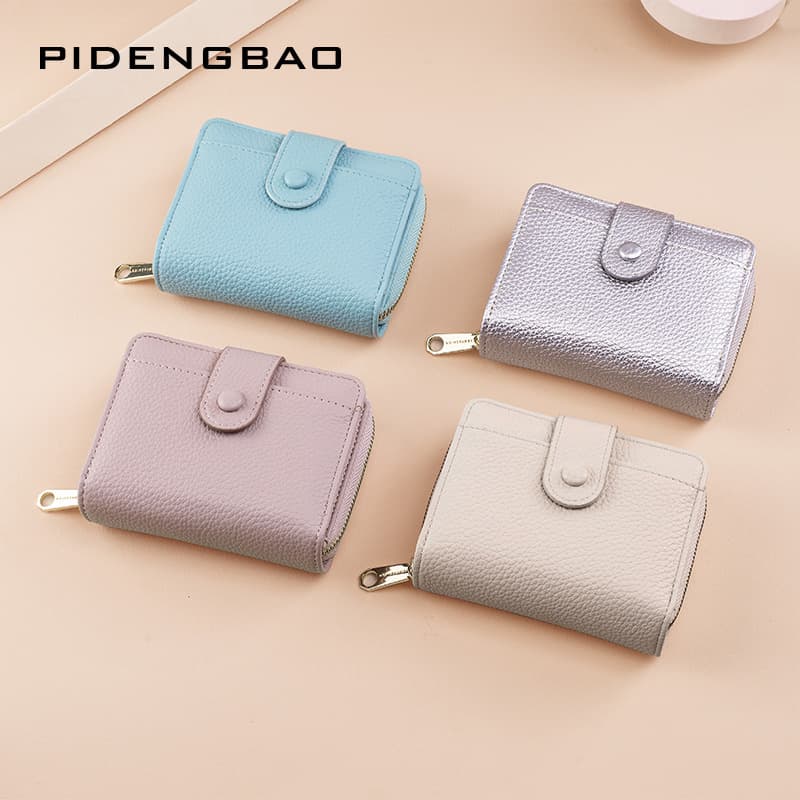 (Cross-border trading), short fashionable wallet with zipper 2