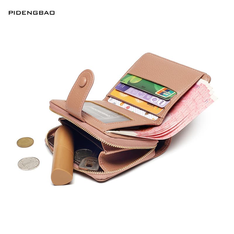 (Cross-border trading), short fashionable wallet with zipper 3