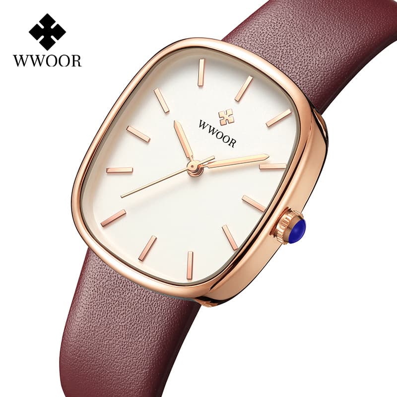 Elegant quartz waterproof watch, sophisticated retro belt, women's style 2