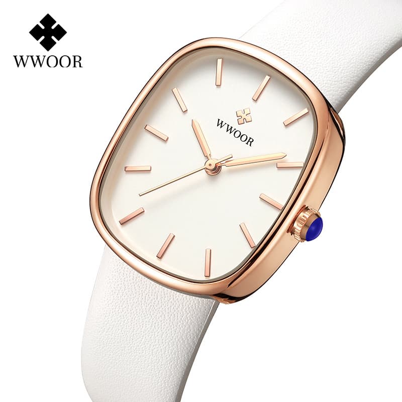 Elegant quartz waterproof watch, sophisticated retro belt, women's style 3
