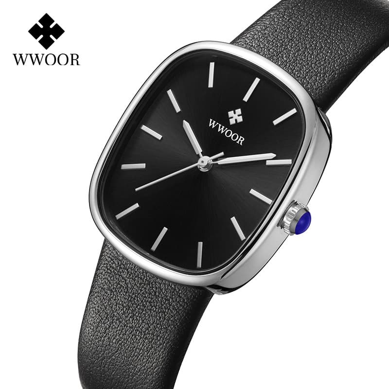 Elegant quartz waterproof watch, sophisticated retro belt, women's style 4