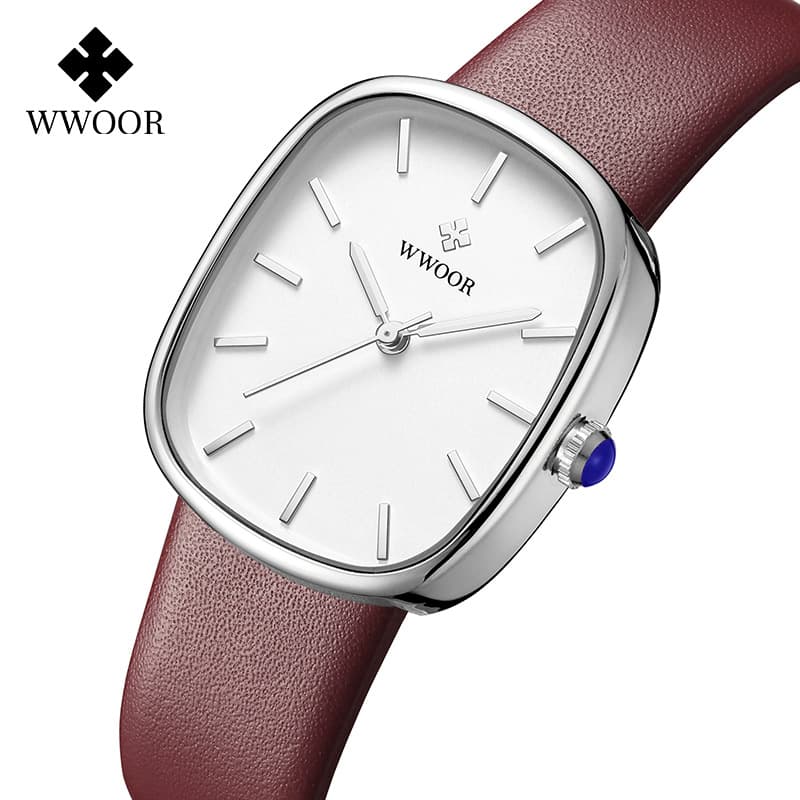 Elegant quartz waterproof watch, sophisticated retro belt, women's style 5
