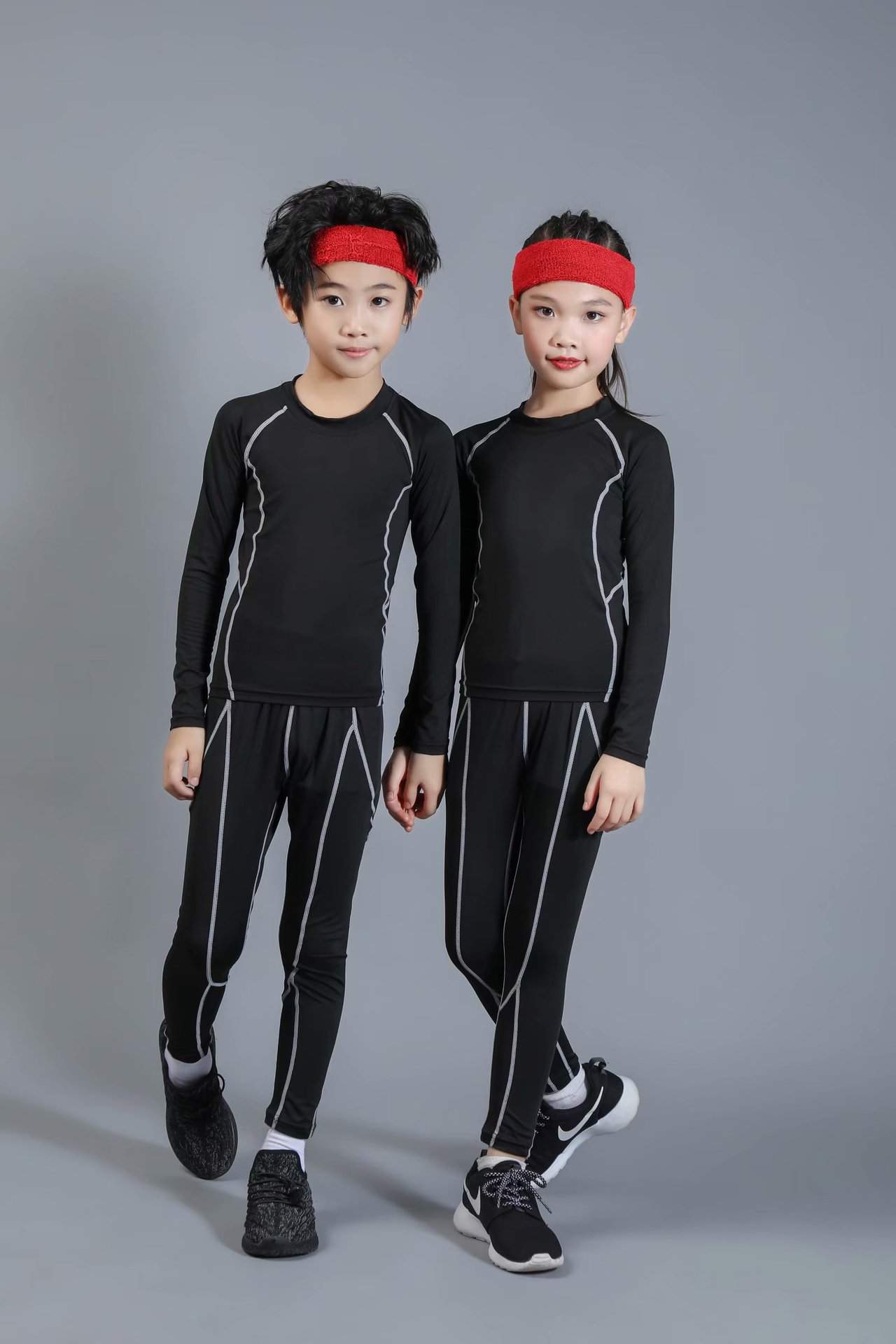 Velvet set for children and adults, long-sleeve, sleeves, overall for gym, tight 1