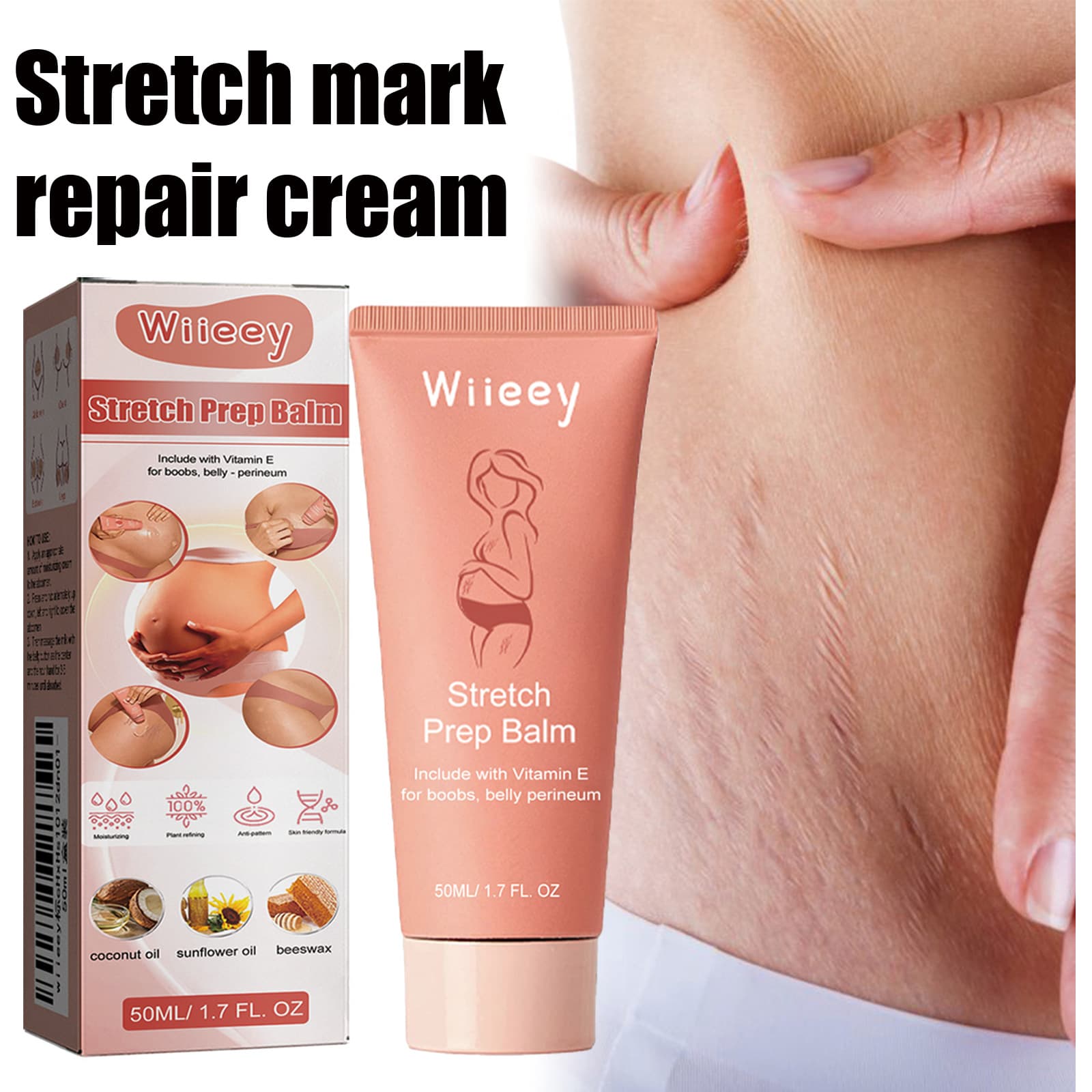 wiieey Postpartum brightening cream, smoothing medical massager, anti-wrinkle 1