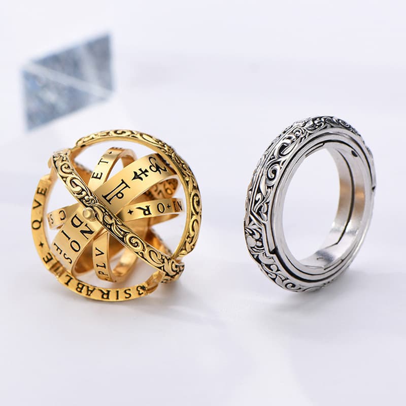 Foldable ring, necklace, jewelry, for beloved 4