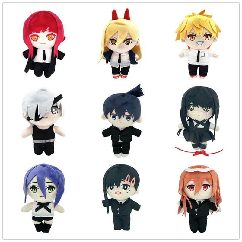 CHAINSAW Man Chainsaw Human Plush Toys Chain Saw Doll Doll Machine Doll Cross -border Hot Sales