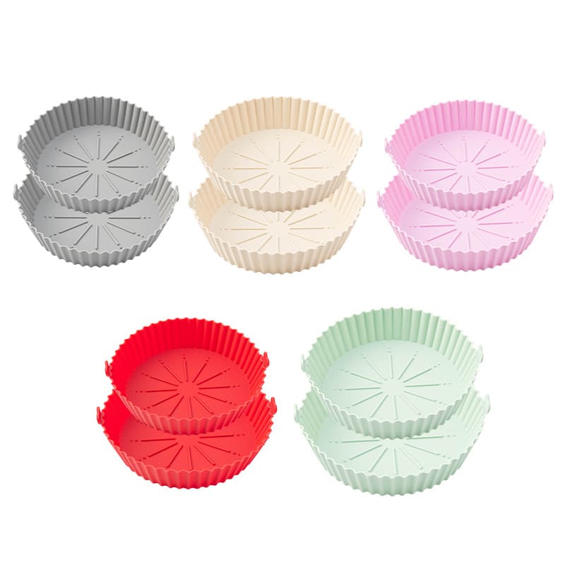 Air fried cooker silicone baking tray reuse of silicone pot pads 5