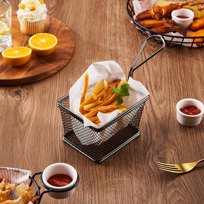 French fries and snack basket fried chicken basket fried food plates fried chicken tableware, snacks, chicken wings fried snack basket 4