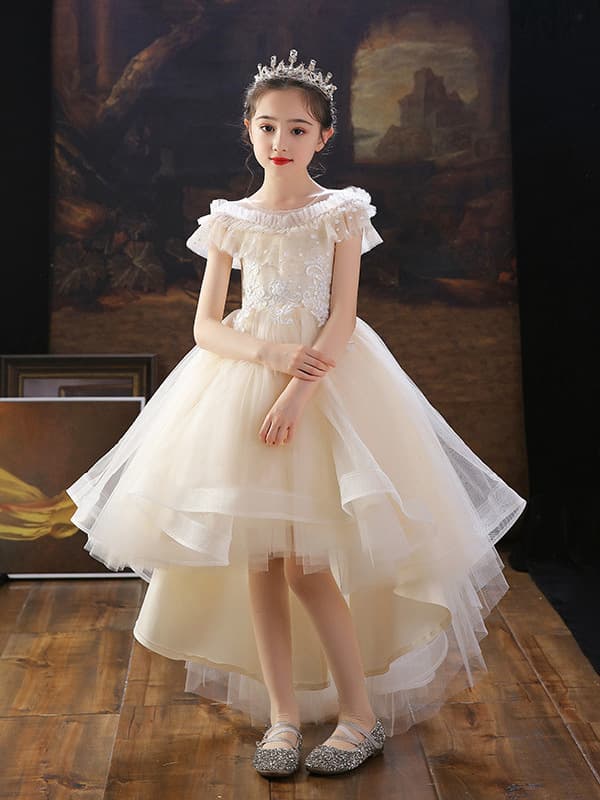 Spring small princess costume, skirt, wedding dress, piano performance costume, western style, tutu skirt 1