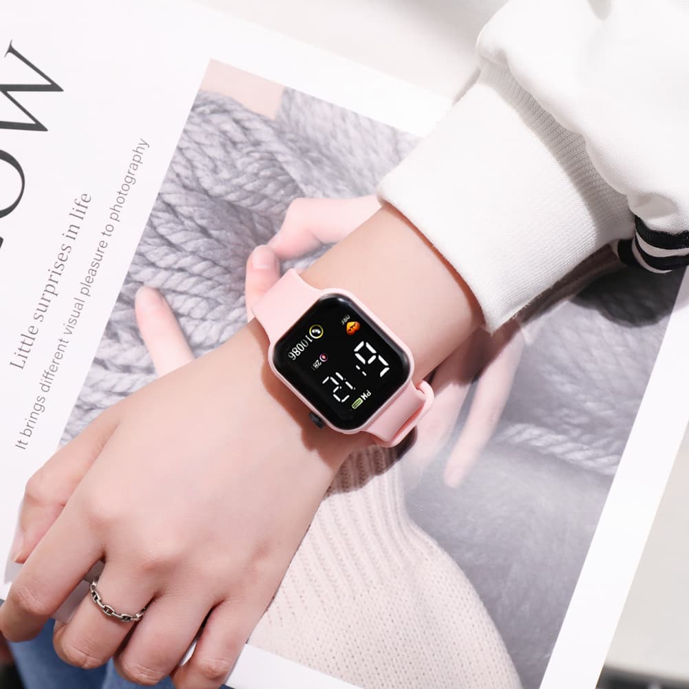 Apple, electronic rainbow square waterproof fashionable watch 4